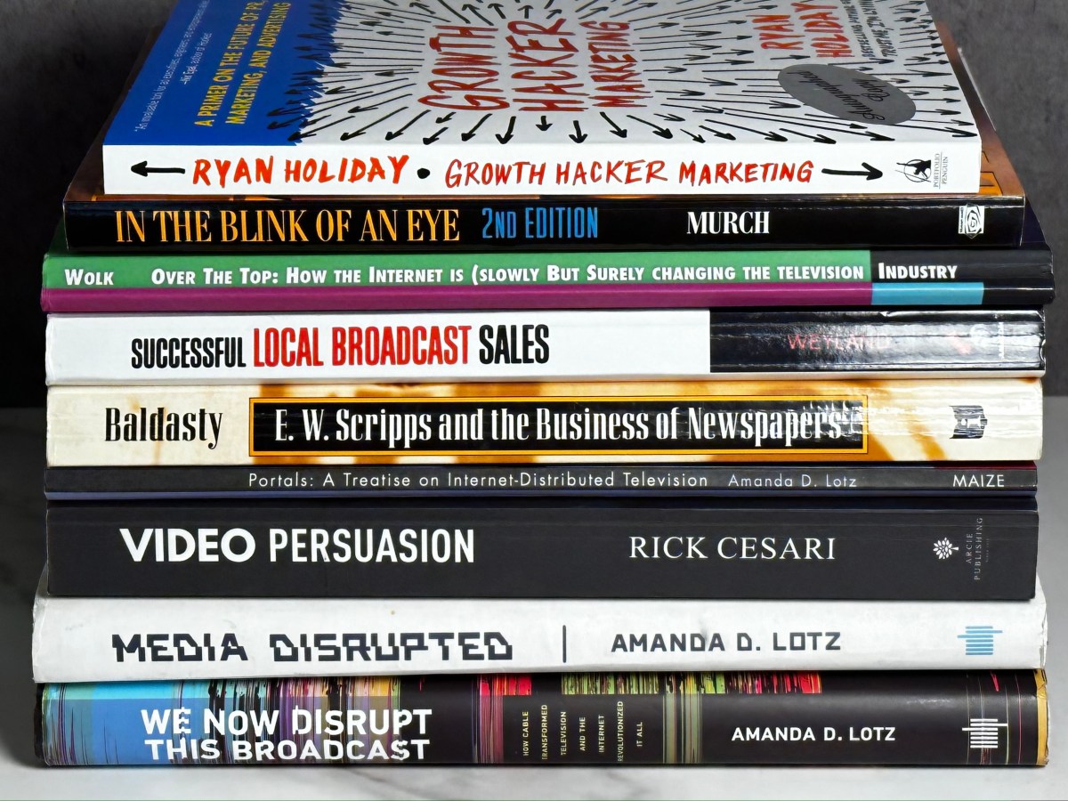 80 books I’ve read since starting in TV and Digital Ads